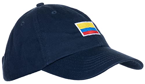 Colombia Flag Hat | Countries of The World National Pride Nation Flag Baseball Low Profile Dad Hat for Men Women